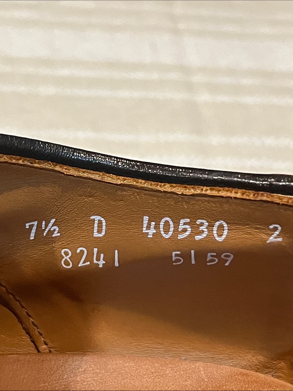 Allen Edmonds Shelton Two-Tone Brown Leather Oxford size 7.5 men’s - Picture 4 of 7